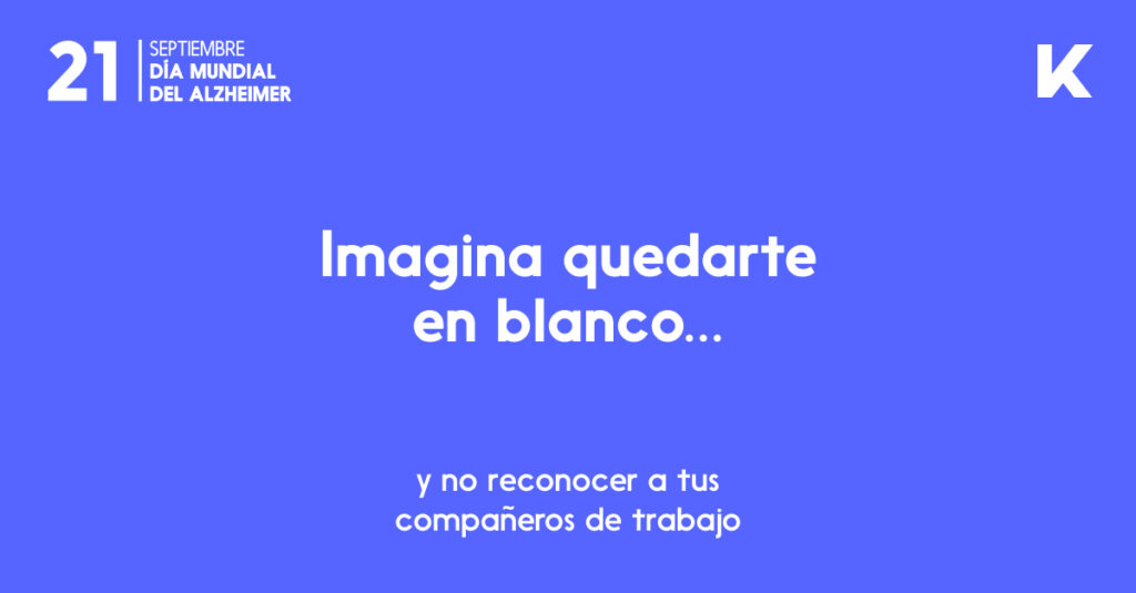 Kudos se queda en blanco para darle color al Alzheimer