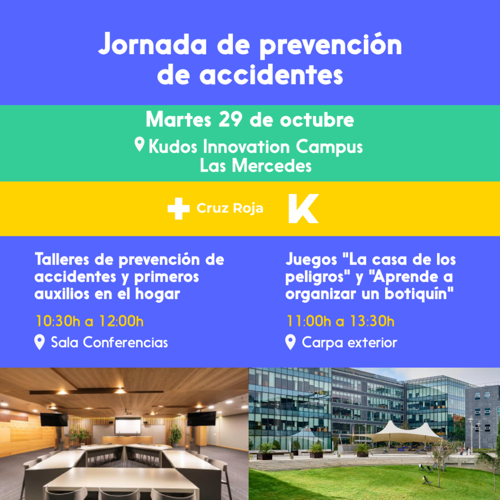 Jornada de prevención de accidentes con Kudos y Cruz Roja